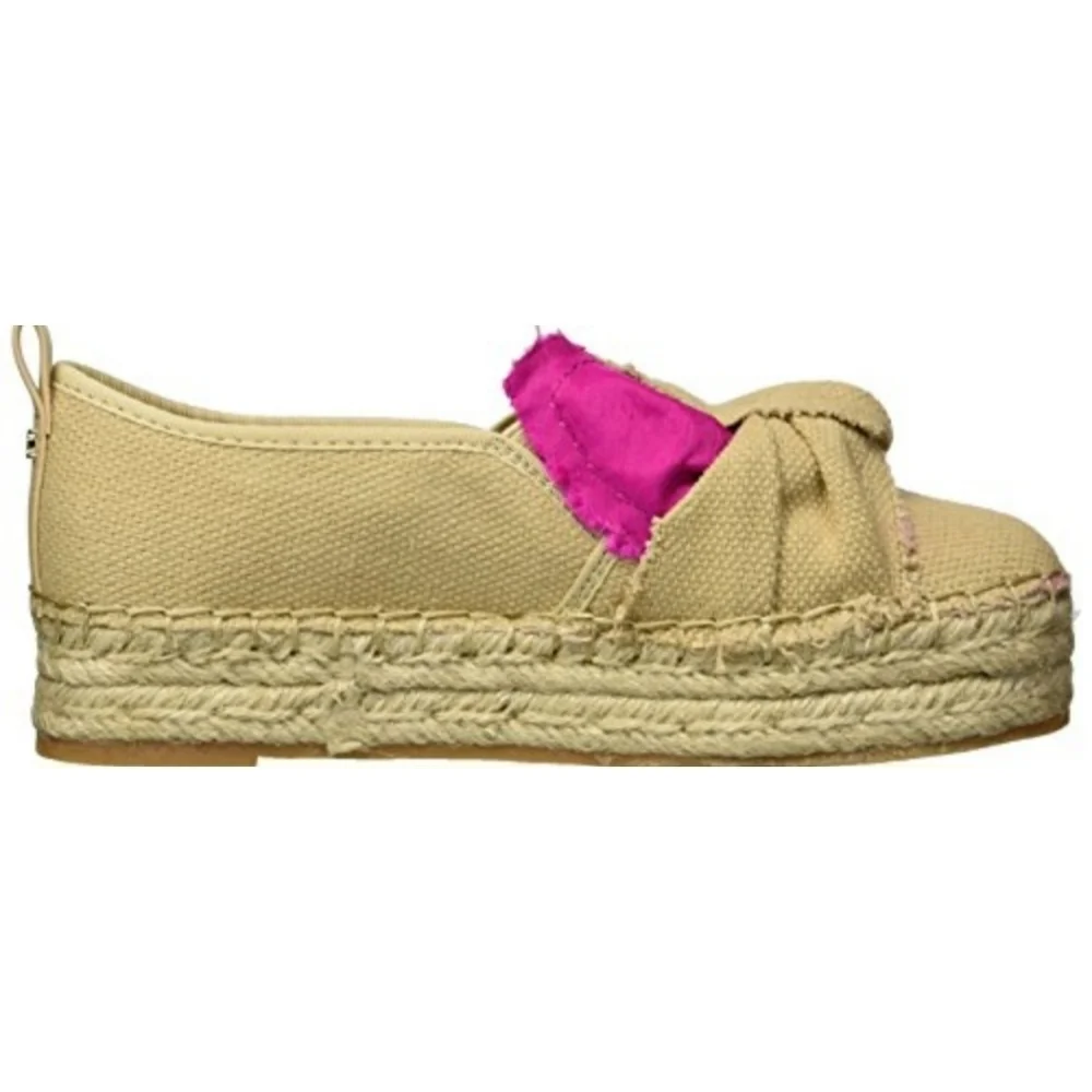 Sam Edelman fabric rounded rubber